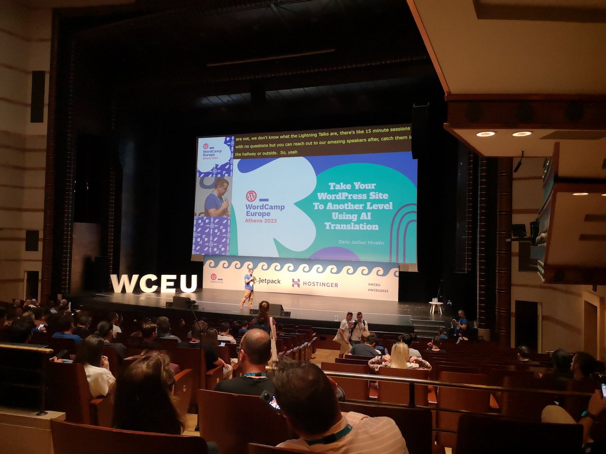 APredic's tweet photo. Amazing time at #WCEU2023. I love Greece and Greek way of life. Thank you https://t.co/l8t6tPpFr7 team for making this a unique event to remember ❤️ https://t.co/WF2crKKL6G