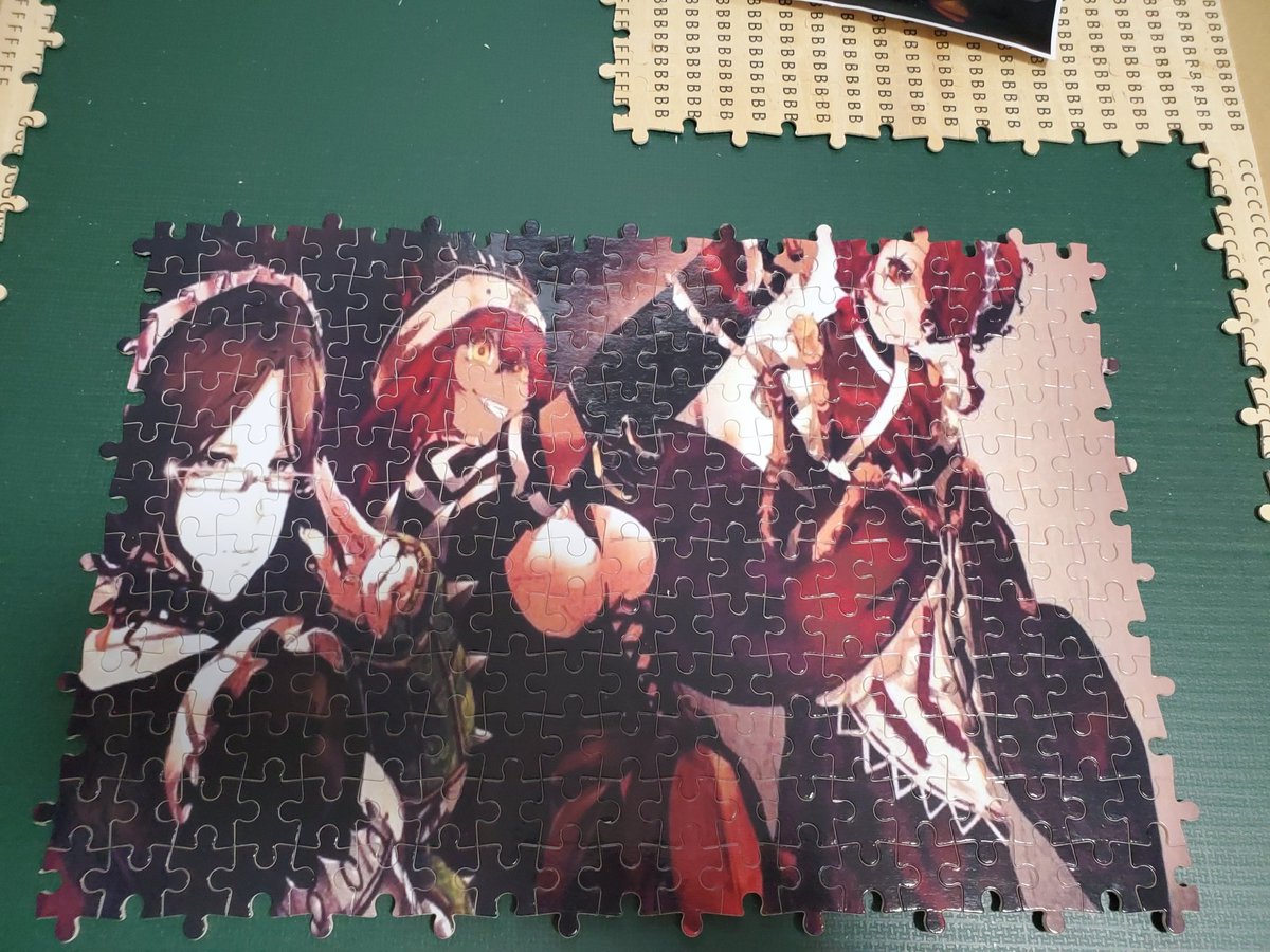 sugi_puzzle's tweet photo. オーバーロードのパズル途中経過です。右から、エントマ・ルプスレギナ・ユリ。
ルプスレギナ姉ちゃん、ユリ姐さん。
可愛いです。
#オーバーロード
#ジグソーパズル https://t.co/bN1G6S14II