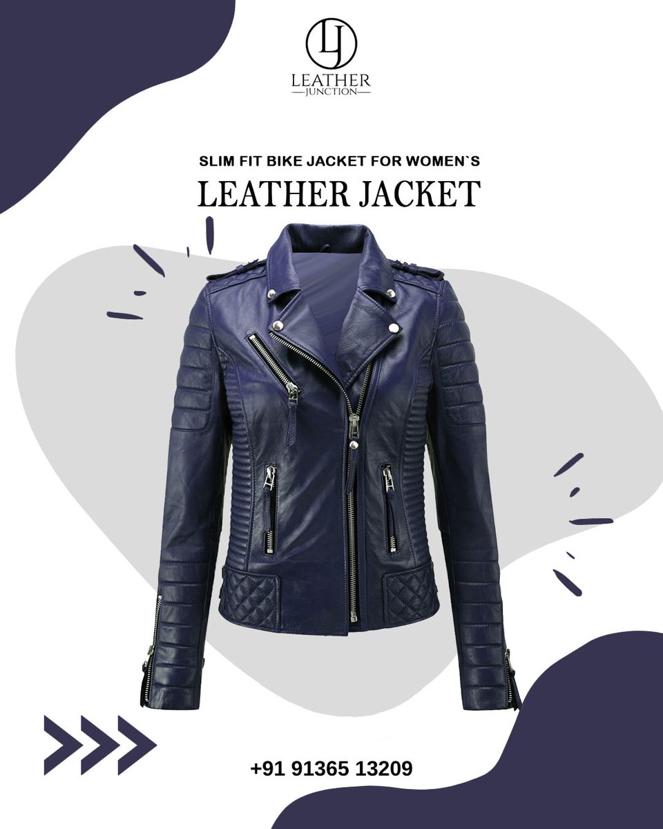 leatherjunc's tweet photo. WOMEN'S BLUE LEATHER BIKER JACKET.
.
The classic cross zip leather biker jacket in blue.
.
.
.
Follow @leatherjunction_72 for more.
.
.
.
.
#womanblueleatherbomberjacket #cropjacket #damenlederjacke #designerjacketwoman #lambskinleathertops #lambskinleatherwomanjacket https://t.co/oVKAaWeQau