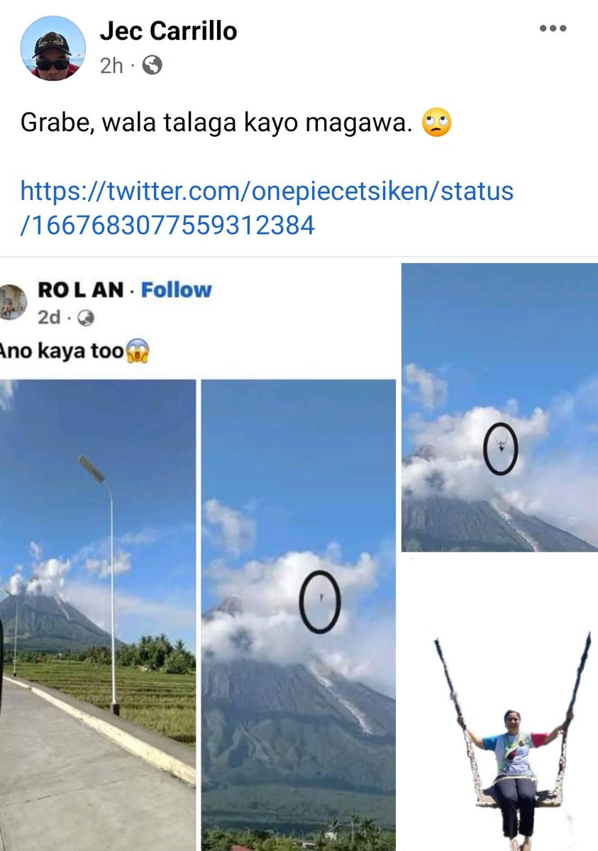 mathigazz's tweet image. Huwag tularan si Jec Carillo. Kung wala ka naman naambag sa bayan shut up ka na lang. Leni is just doing the right thing for the safety of her kababayans. Baka ikaw itapon dyan sa Mayon.