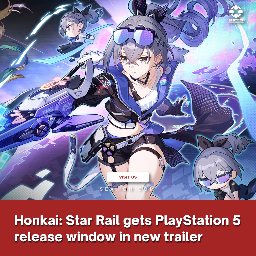 A flashy new trailer for Honkai: Star Rail was shown during Summer Game Fest showcase, narrowing its PlayStation 5 release window to Q4 of 2023 and showing off a new character. https://t.co/VKqtTabS6H