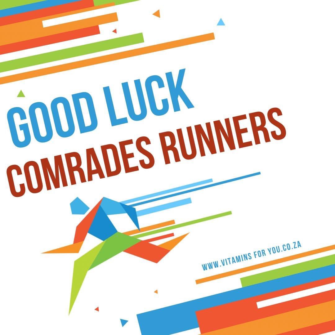 VitaminsYou's tweet photo. Good luck to the Comrades runners.
Enjoy your race 🤗

#comrades #comradesmarathon #comrades2023 #conradesmarathon2023 #running #marathon https://t.co/rPjJrrIJnr