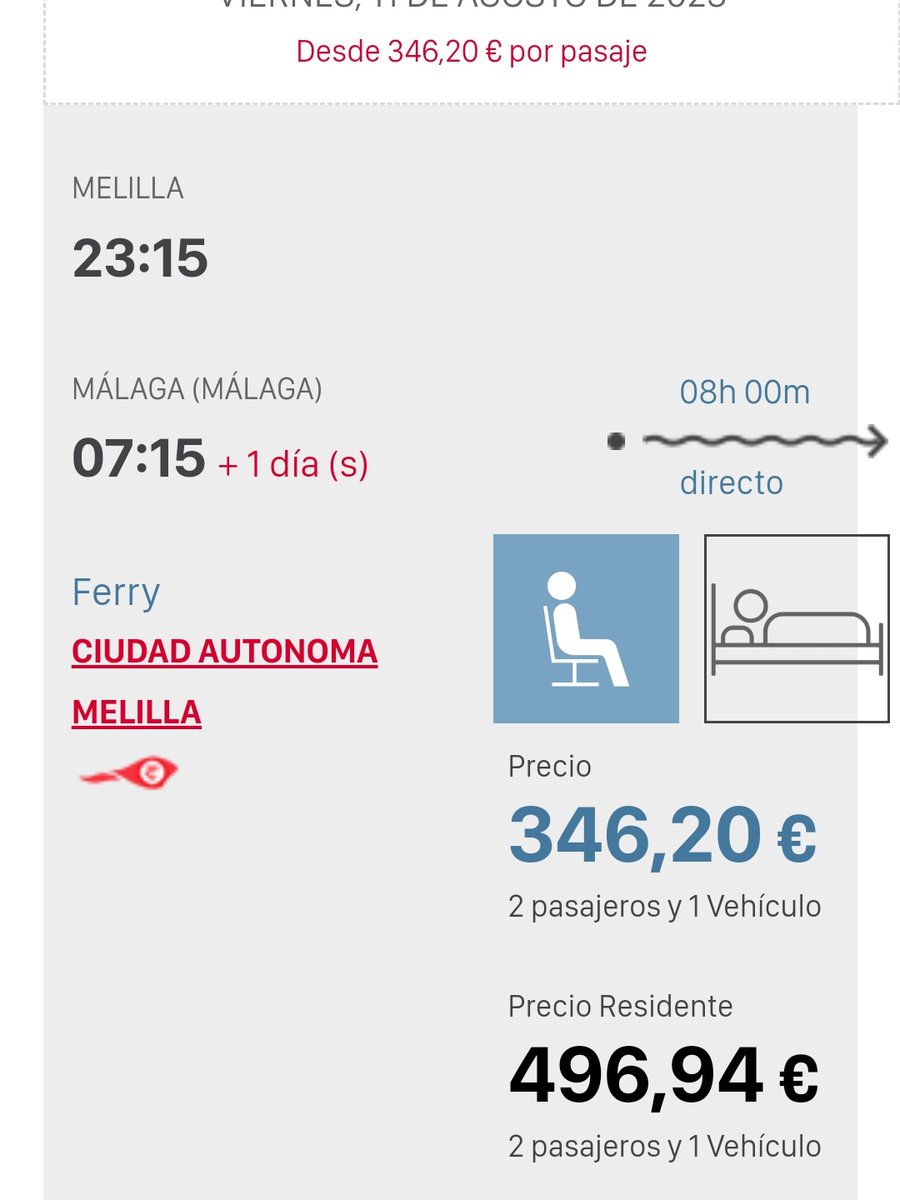 Tomassi84's tweet image. @MelillaTurismo @MelillaGobierno ¿Alguien va a parar está locura? 1 adulto y un bebé con coche 496 con residencia. ¿Que burrada es esta?