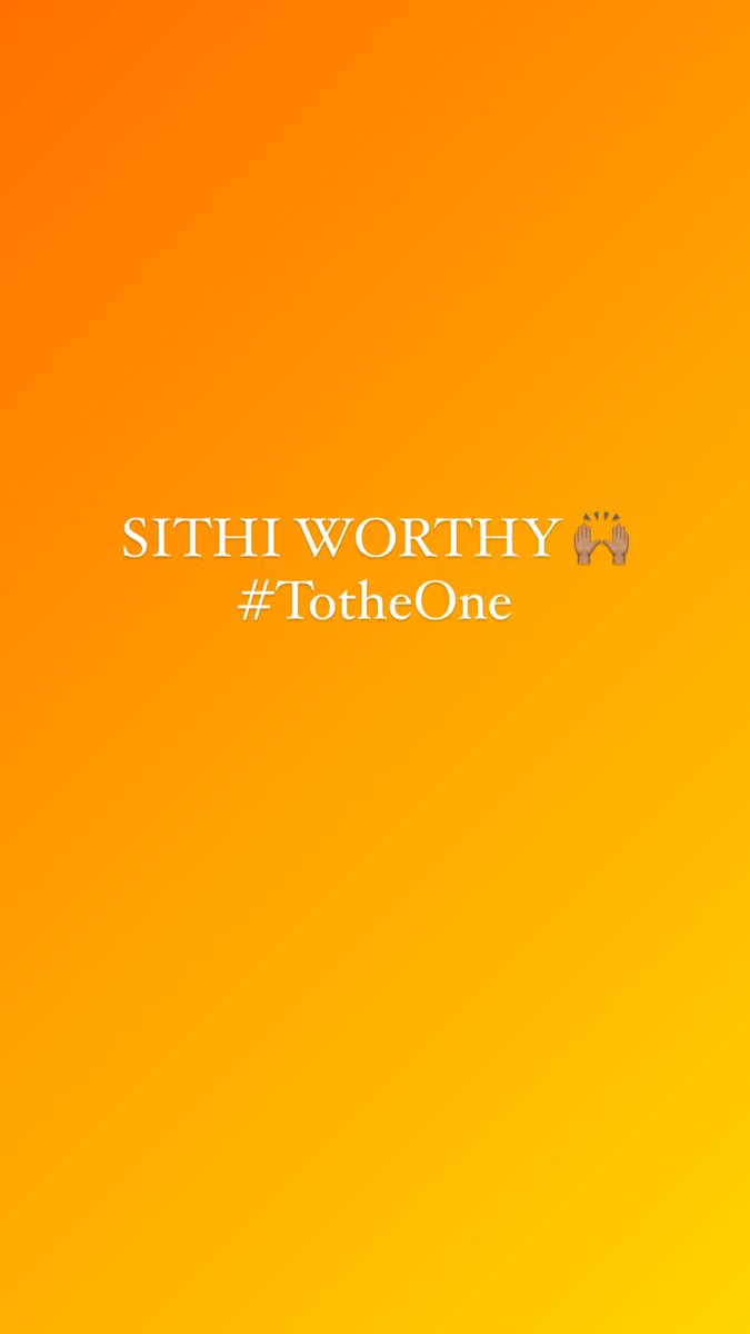 NqubekoMbatha's tweet photo. https://t.co/qdsnz4SbYP
#TotheOne https://t.co/BDKwIqenZW
