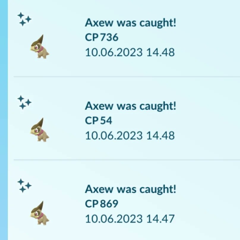 Zofie_13's tweet photo. Had a great #AxewCommunityDay
#shinyAxew #shinyPokemon #PokemonGO https://t.co/c9bVeKkYH7