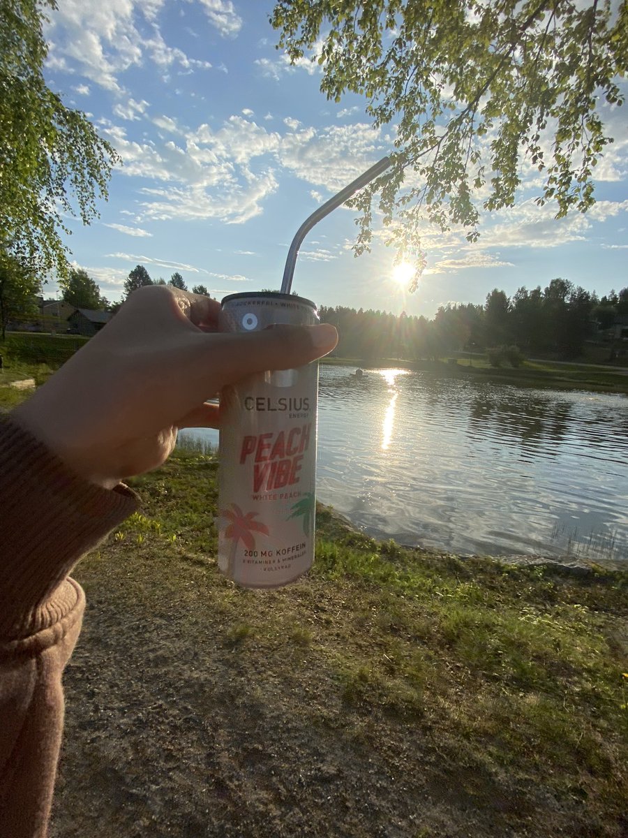 catlovercals's tweet photo. finns det ens något bättre än att gå på en lång prommis kl 05 en varm sommarmorgon och dricka en iskall celsius https://t.co/qYBczBaY3Z