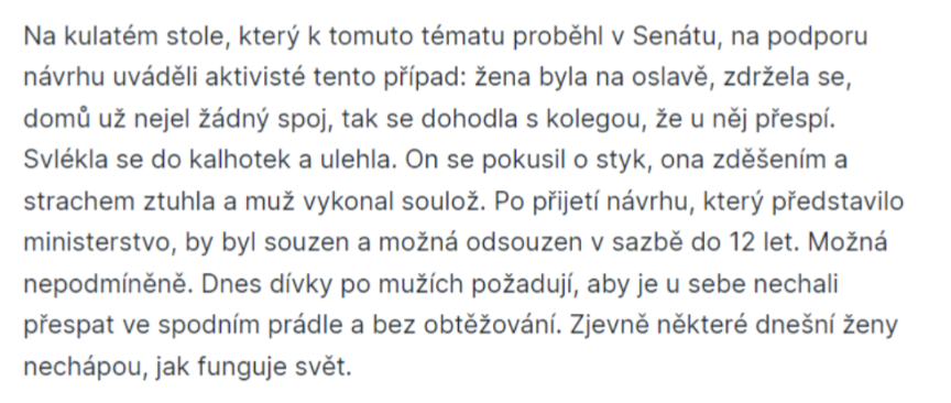 stepy08's tweet photo. 1/6
Byl jsem na oslavě. Zdržel jsem se a domů už mi nejel žádný spoj. Dohodl jsem se z kolegyní, že u ní přespím. Svlíkl jsem se do trenek a šel spát. Ona se pokusila o styk. Já jsem zděšením ztuhl a ona pokračovala a vykonala soulož. https://t.co/NvBqaKuU4F