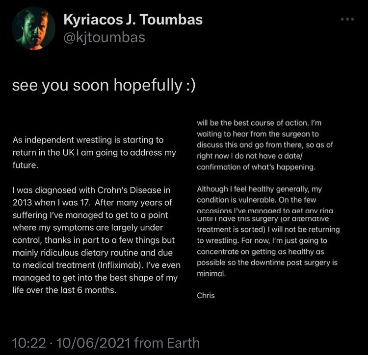 aurakyri's tweet image. two years ago today I had to leave wrestling indefinitely due to declining health

today I made my NJPW debut

one day I’ll get to tell the full story but for now it’s back to work