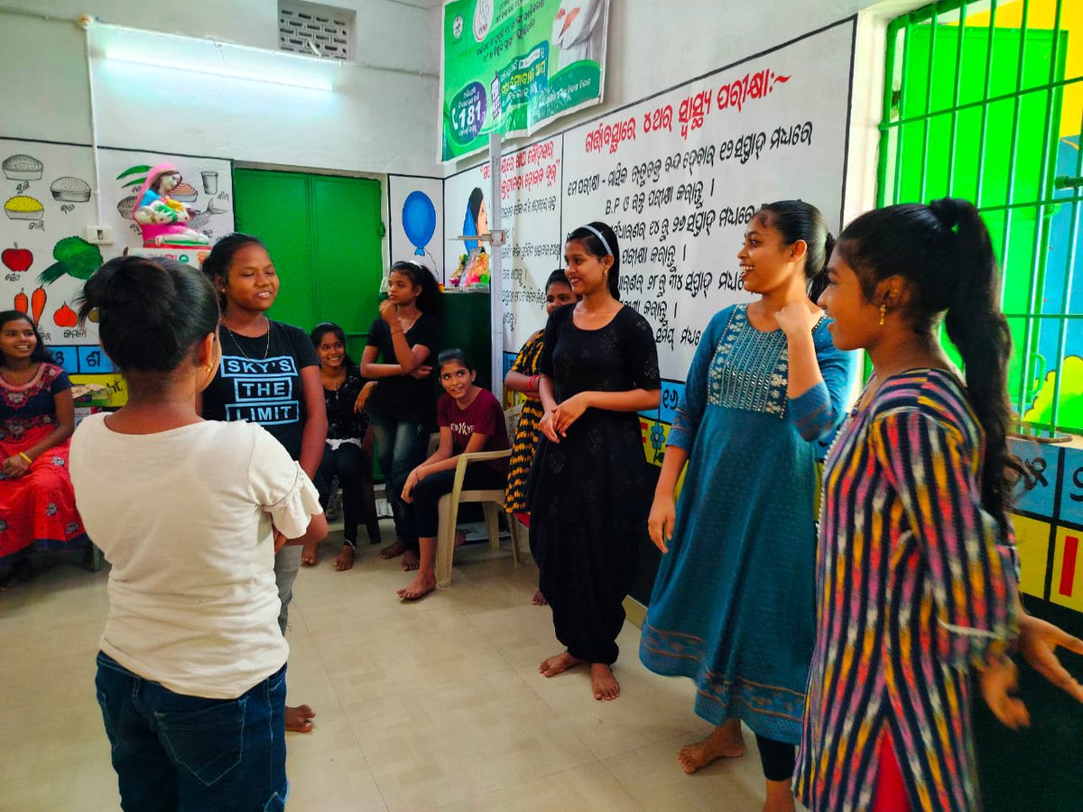 Building 'agency'of adolescents making them self reliant, independent&building confidence to realise their full potential,understand power dynamics,access to and control over resources& understand gender roles are our core approach.We work with #Advika in making #ChildFriendly GP