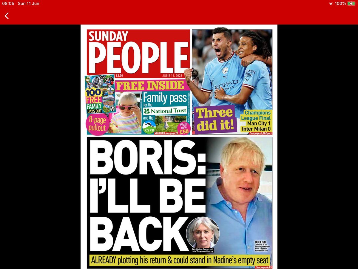 What fresh hell is this Boris could stand for Nadine’s seat !