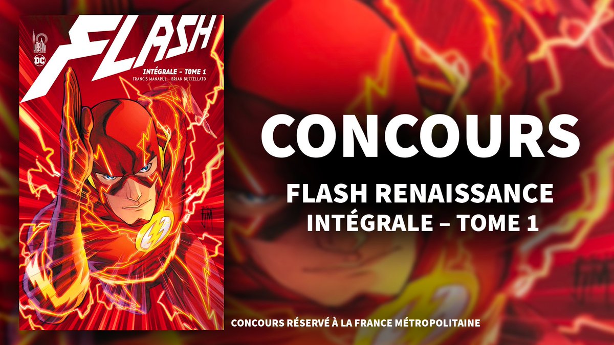 🎁 [#CONCOURS] À l'occasion de la sortie du film #TheFlash, je fais gagner avec <a href="/UrbanComics/">UrbanComics</a> 3 #DCcomics #Flash Intégrale Renaissance T1  🔥

Pour participer ? Vous avez jusqu'au 18 juin pour RT + follow @matteosapin 

Vous pouvez aussi participer sur instagram.com/matteosapin