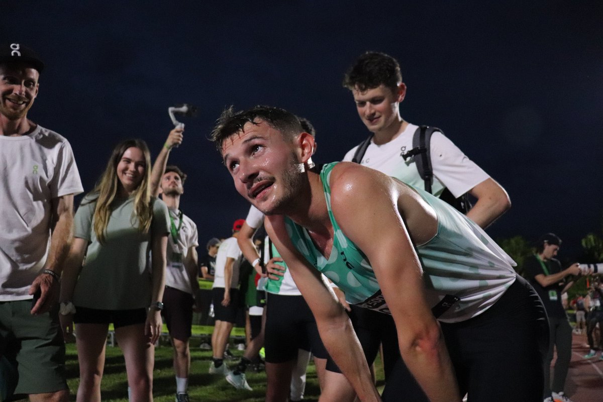 George Mills is best known as a miler but ran 13:18.33 on his 5000m debut last night at the On Track Nights series in France. 📸 @James_Athletics