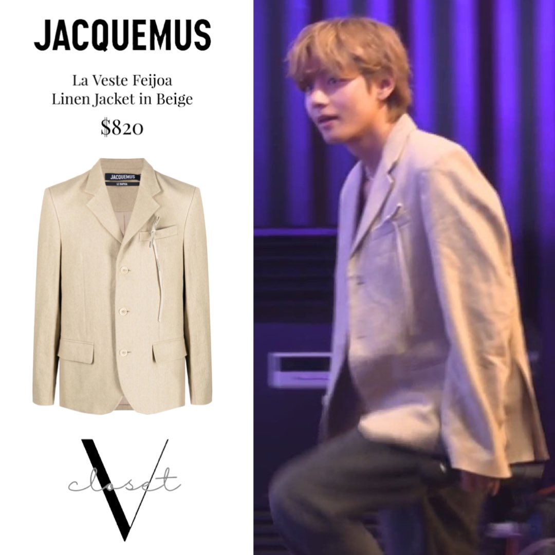 Taehyung Wore - Jacquemus blazer #KimTaehyung #thv