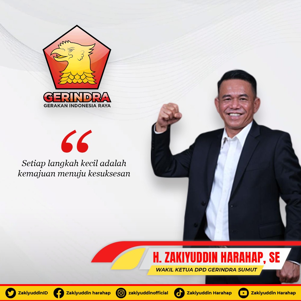 Setiap langkah kecil adalah kemajuan menuju kesuksesan

#ZakiyuddinHarahap #PadangLawasUtara #SumateraUtara #TapanuliSelatan #PadangSidempuan #CalonBupatiPadangLawasUtara