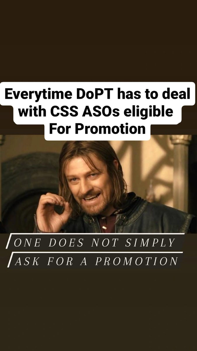 90gopalmishra's tweet photo. When will @DoPTGoI wake up? Why they always need a push for processing promotion issues of CSS Officers. Please listen to your conscience. The negative attitude of DoPT is disappointing each CSS Officer.
@DoptSecretary
@PMOIndia
#Save_CSS #Promote_CSS_ASO https://t.co/Dup6Ltz78t