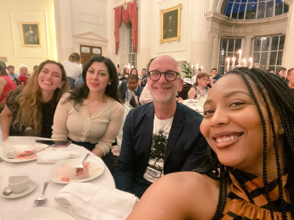 I've really enjoyed my CBOS twitter takeover. I hope you enjoyed my #iabs2023 coverage too!

Signing out with one of my favourite photos from the #iabs2023 banquet with Ayse, me 😊, Andy & Tina.

See you at the next IABS conference.

Over and out!