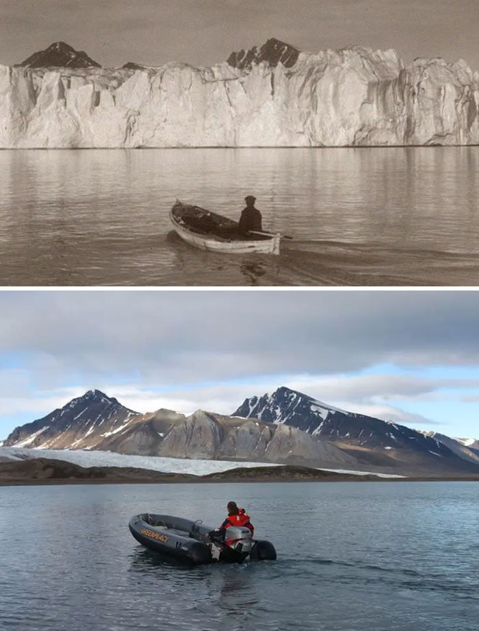 Antarctica (now and 103 years ago, see what we've done)) 😔