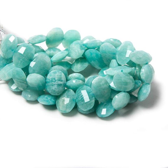BeadsForABaby's tweet image. Amazonite Faceted Oval Beads, Side Drilled, etsy.me/31iDVDF #bluebeads #caribbeanblue #amazonitestone #greenamazonite @etsymktgtool