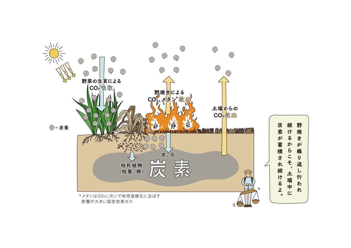 toritori_gt's tweet image. 阿蘇の草原についてのイラストがダウンロードできるようになってる。(商業利用不可)
草地の多面的機能については日本の他の草地の普及啓発でも活用出来そう。
aso-sougen.com/learn/