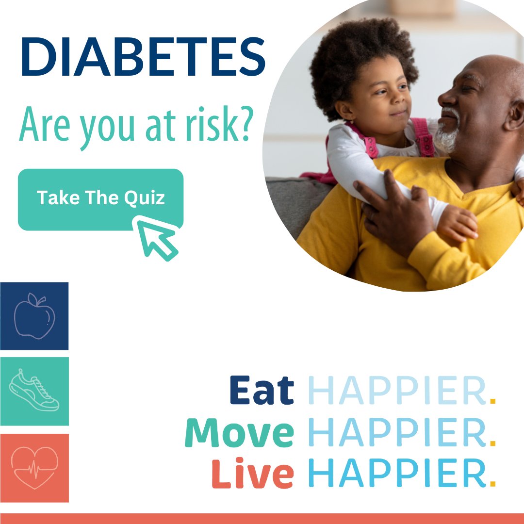 Are you at risk of Type-2 Diabetes?  Take the quiz today to learn whether you are at risk.  When it comes to your health, knowledge is power!  tlc-md.org/quiz

#EatHappier #MoveHappier #LiveHappier