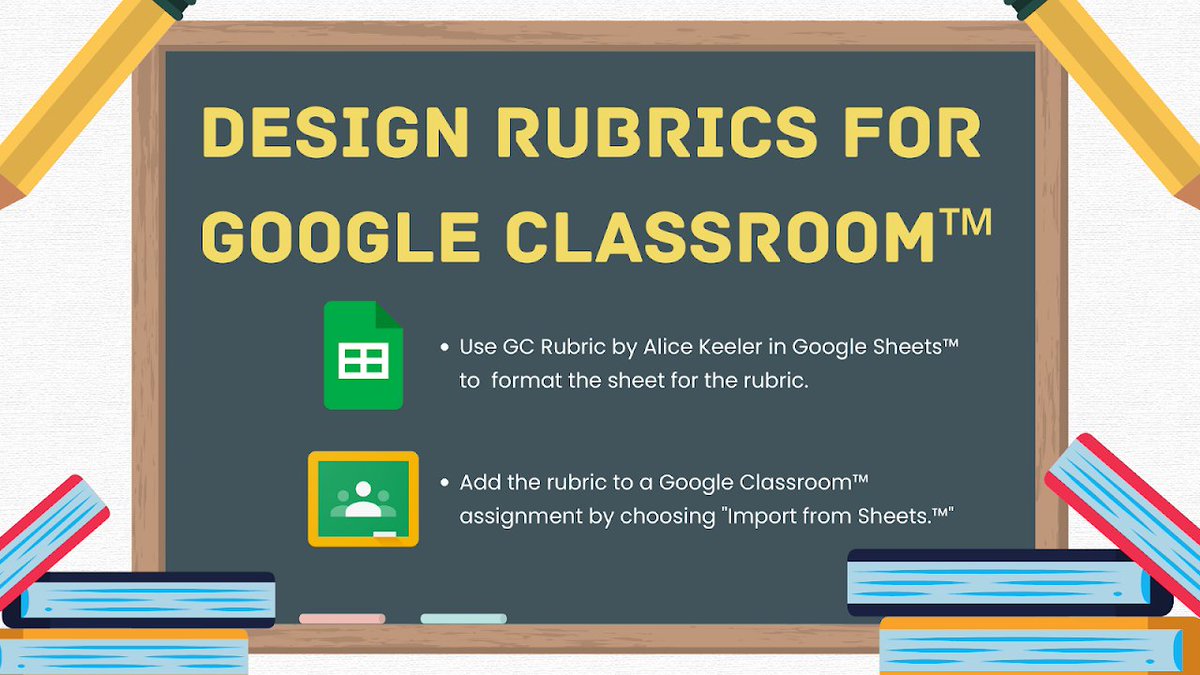 alicekeeler's tweet photo. Use Google Classroom? 

Share rubrics for Google Classroom

🧩 Install GC Rubric by Alice Keeler

https://t.co/PkpBWOeGw8

#ISTElive #googleEDU #googleClassroom https://t.co/atvGgXPZh0