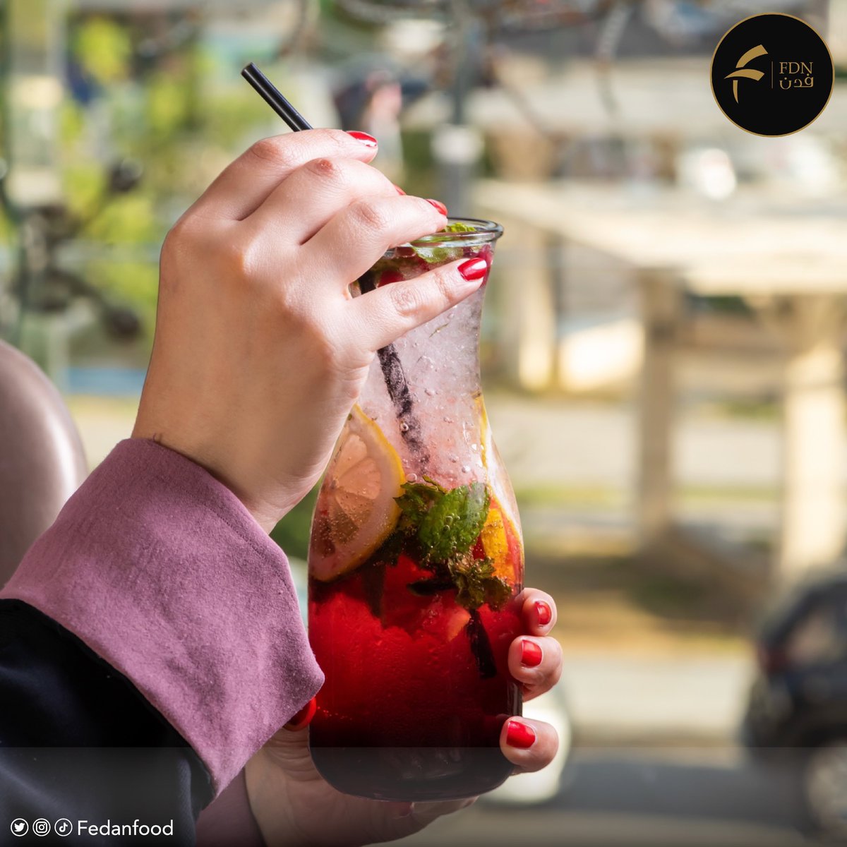 fedanfood's tweet photo. أكيد وصلكم انتعاش الصورة 
وباقي تجربوا موهيتو روزالينا من فدن https://t.co/iHpjCit0eq