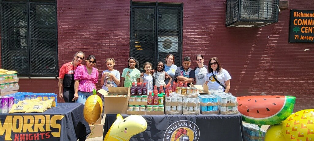 What a beautiful day of service for our community. Thank you <a href="/PrincipalAkbar/">Principal Akbar Cook Sr.</a> for supporting our FIRST community food distribution. <a href="/morrisknights/">Morris Knights</a> <a href="/KOJO_CAMP/">Kojo Campbell</a>