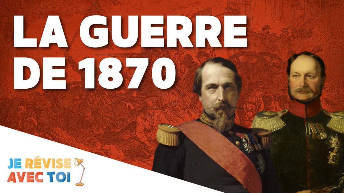 JeReviseAvecToi's tweet photo. 🚩 Le 18 mars 1871, Paris se couvre de barricades et de drapeaux rouges, symboles de l’insurrection qui s’élève dans Paris. Aujourd'hui, je révise avec toi la guerre de 1870-1871. 
#History #Histoire 
Lien de la vidéo 👉https://t.co/ybEi4CagFm https://t.co/EUgYVLRRJd