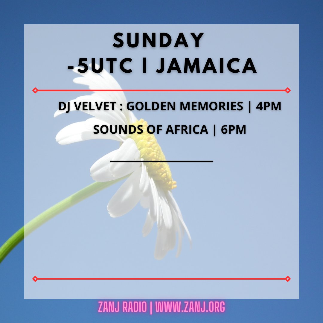Coming up today on <a href="/ZANJRADIO/">ZANJ RADIO</a> -5UTC Jamaica local time zanj.org

#Worldmusic #Jamaica #Radio