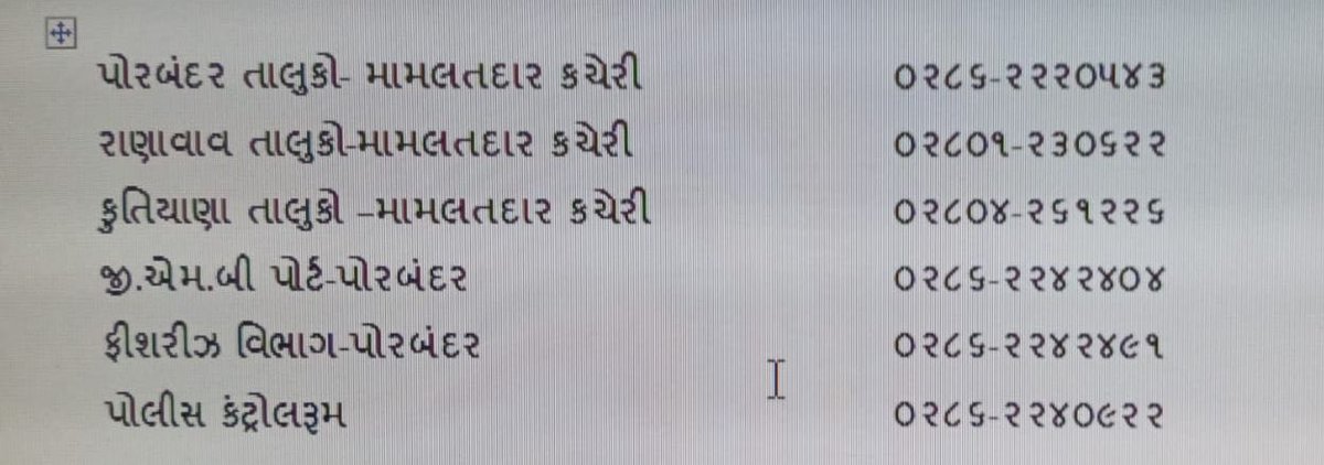 સંભવિત બીપોરજોય વાવાઝોડા અંતર્ગત લોકોએ અનિવાર્ય કારણો સિવાય ઘરની બહાર ન નિકળવું. આકસ્મિક સંજોગોમાં નીચે દર્શાવેલ જિલ્લા અને તાલુકાના કંટ્રોલ રૂમ પર સંપર્ક સાધવા અનુરોધ છે.
જિલ્લા કંટ્રોલ રૂમ ૦૨૮૬-૨૨૨૦૮૦૦ તેમજ ટોલફ્રી - 1077
<a href="/CMOGuj/">CMO Gujarat</a> <a href="/kunvarjibavalia/">Kunvarji Bavaliya</a> <a href="/InfoGujarat/">Gujarat Information</a> @informationpor2