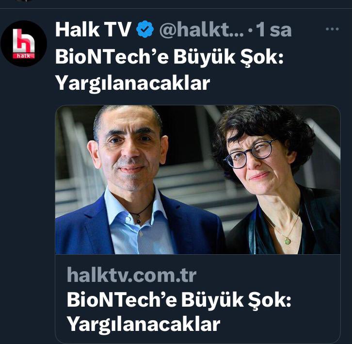 Ben demiştim demeyi hiç sevmem ama…
Bu ikisinde bir tane tuhaflık olduğunu sezmiştim…
Buradan da paylaşmıştım…
Üstelik hangi gerekçeyle yargılanıyorlar…
Aşının kalıcı yan etkileri ve vücuda verdiği hasarlar yüzünden…
Bu davayı yakından takip edeceğim…
Sizler de bırakmayın