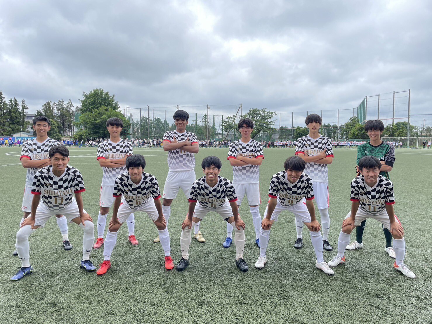 船橋市立芝山高校　サッカー部　公式戦ユニフォーム　M 支給品　上下セット 船橋市立芝山高校 サッカー部 公式戦ユニフォーム M 支給品 上下