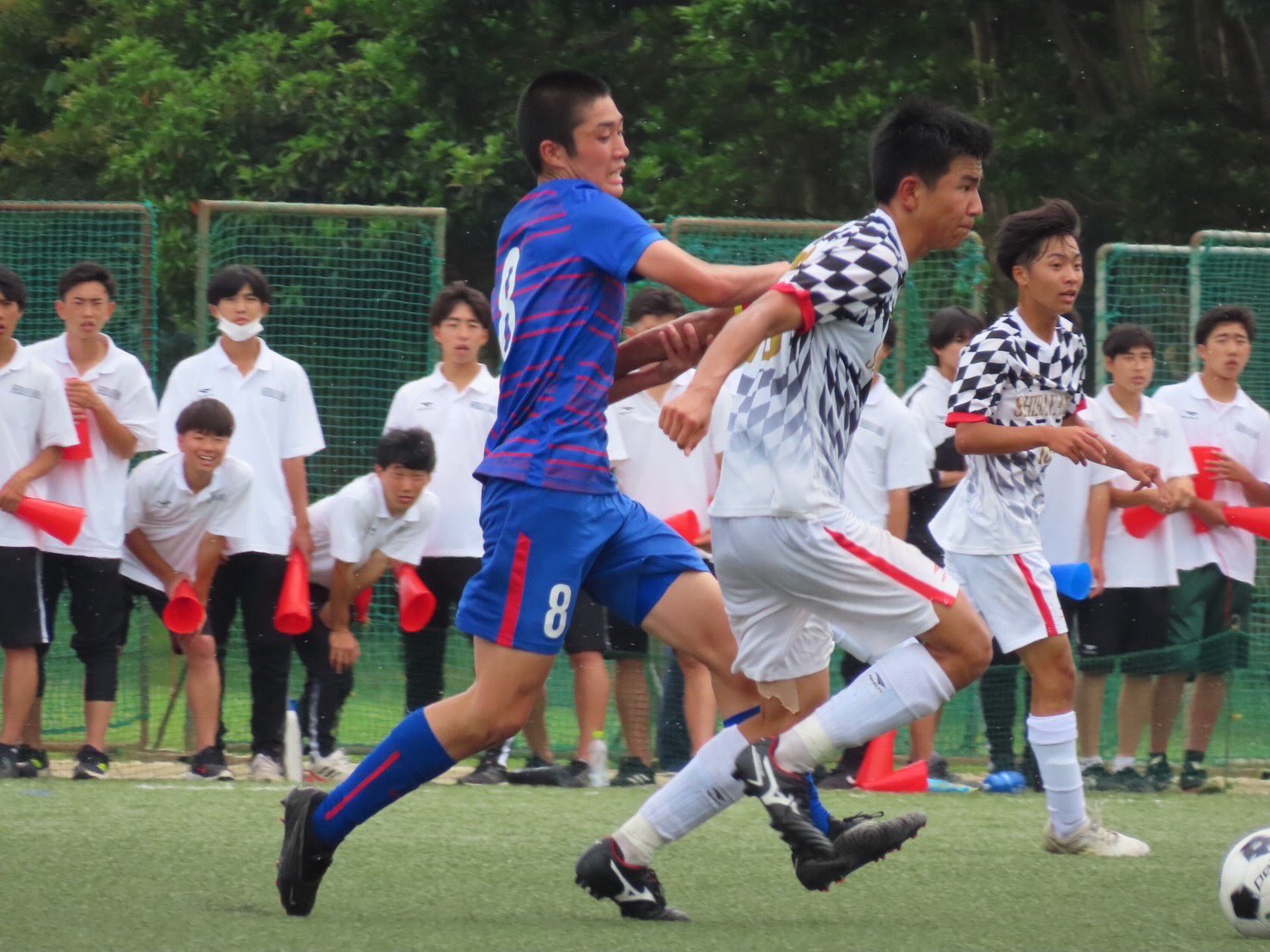 船橋市立芝山高校　サッカー部　公式戦ユニフォーム　M 支給品　上下セット 船橋市立芝山高校 サッカー部 公式戦ユニフォーム M 支給品 上下