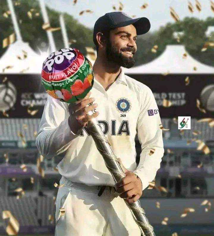 khalq30's tweet photo. @mufaddal_vohra Congratulation kohli for winning lolipop-ship cup!�� https://t.co/x83RUIN7G5