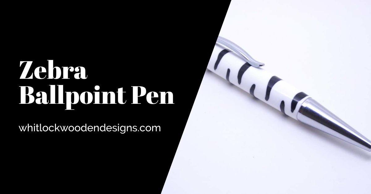 A unique ballpoint pen with a 🦓 print pattern and chrome finish. This Zebra ballpoint pen is a great gift 💚 for the traveller and avid reader. Unique and functional. sbee.link/9v4qaut8x6 #pengifts #zebra #whitlockpens