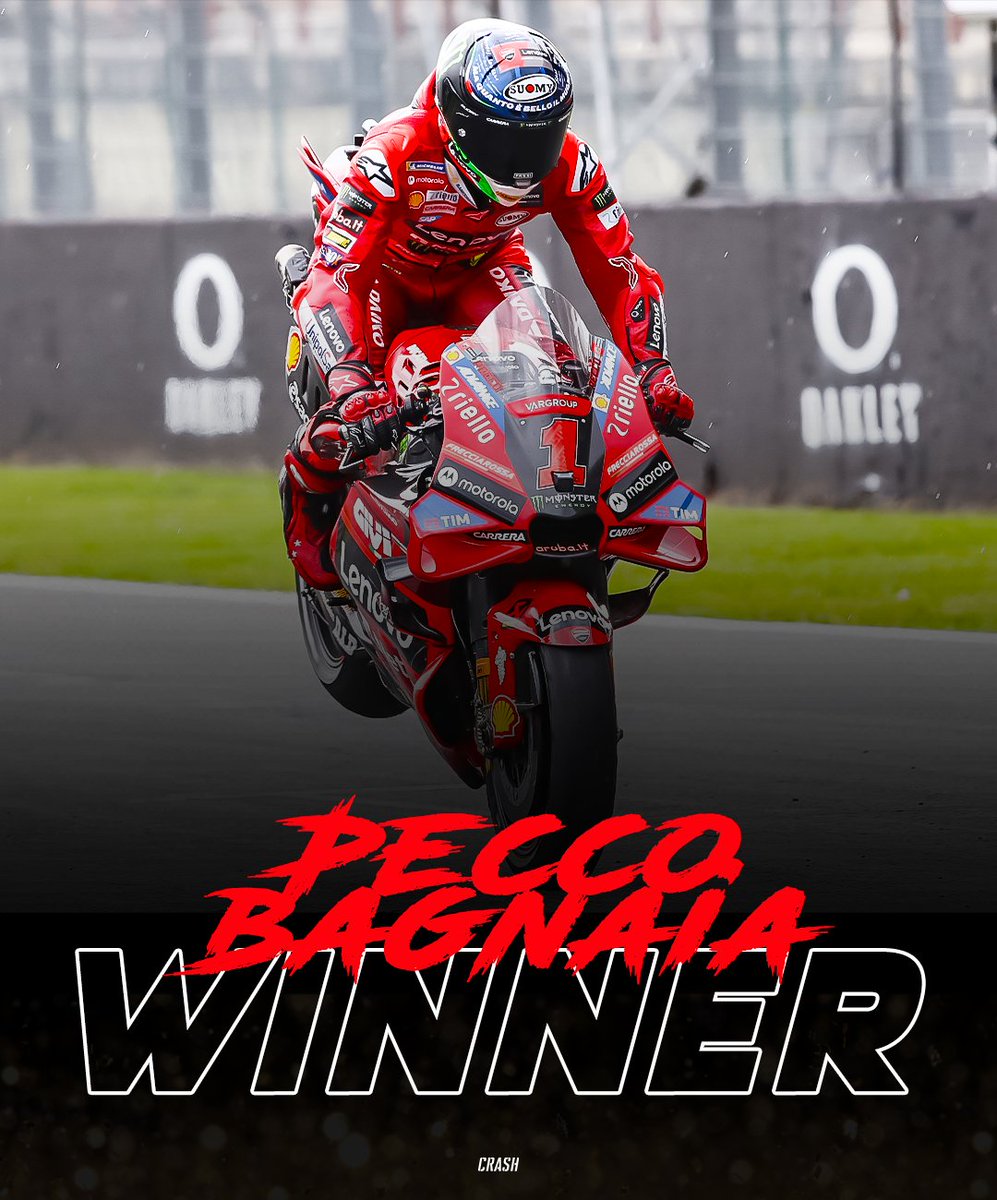 Pecco Bagnaia wins the #ItalianGP 🏁 The Italian Job is complete 🇮🇹 🏆

#MotoGP