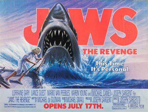 #JawsTheRevenge tonight on ITV4 #Jaws #Jaws4 #MichaelCaine @thedailyjaws