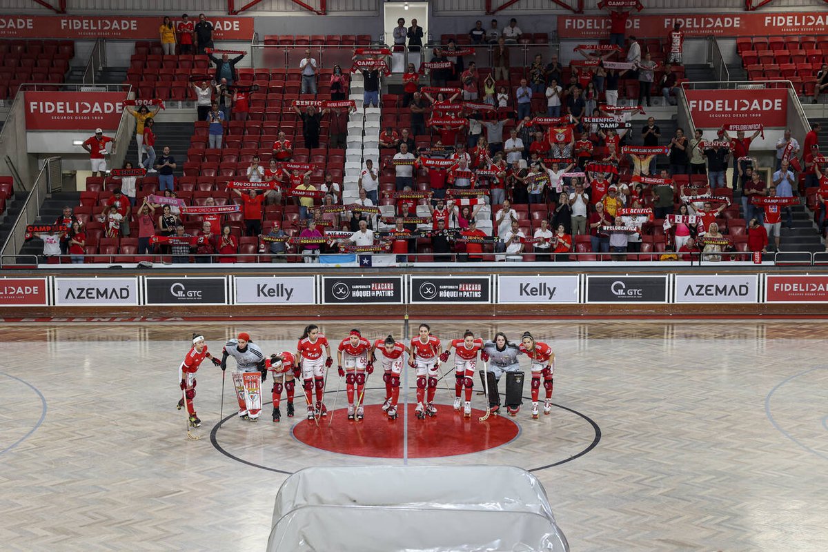 Curiosidade do dia: o Hóquei Feminino do Benfica venceu 29 dos 30 troféus nacionais que disputou desde a sua fundação (2012).