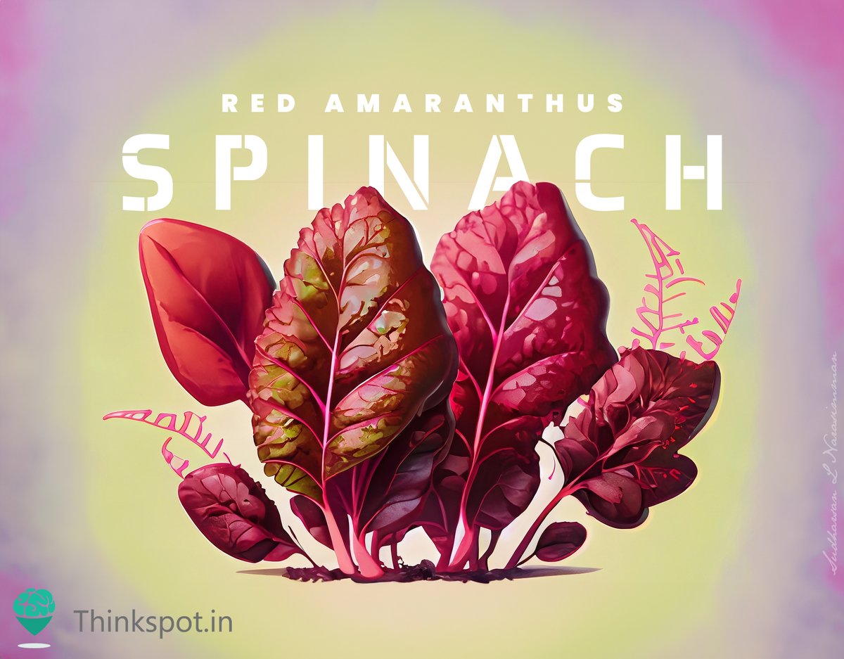 Thinkspot2's tweet image. Red Amaranthus Spinach: Unleash the Power of Red on Your Plate! 🌿❤️ Witness the Whimsical Beauty of this Leafy Green with its Striking Red Leaves. Elevate Your Culinary Journey and Delight in the Nutritional Richness it Offers! 🍃
Order now at thinkspot.in
#thinkspot