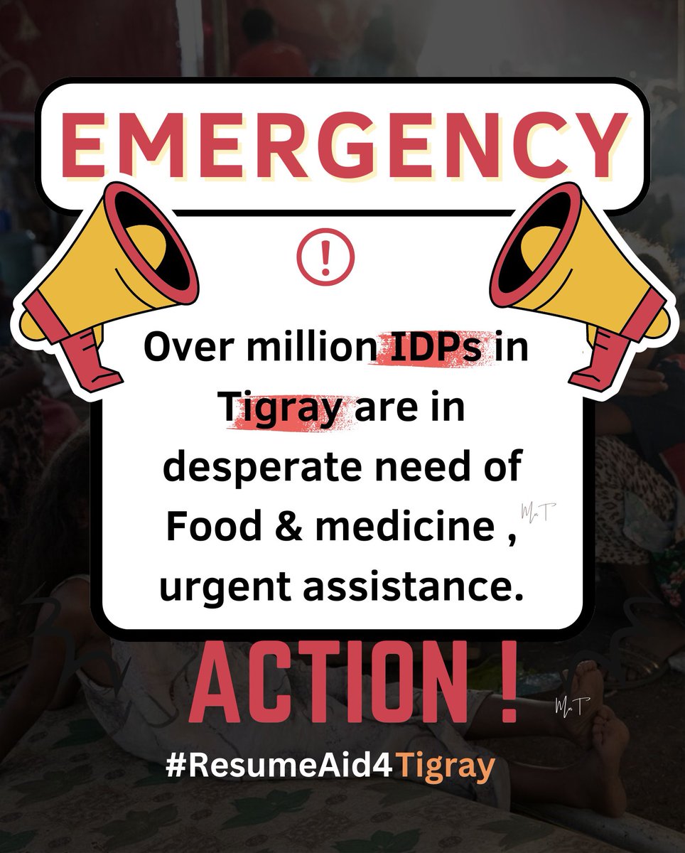 meaza_AG's tweet photo. As if weaponized rape, massacres, looting &amp; ethnic cleansing destruction of infrastructures wasn’t enough. Suspension [denial ] of humanitarian aid is inhumane. @WFP @USAID ACT #ResumeAid4Tigray #Justice4Tigray @PowerUSAID @WFP_Africa @ICRC @SecBlinken @EUCouncil @meaza_AG https://t.co/uaUPKBTV37