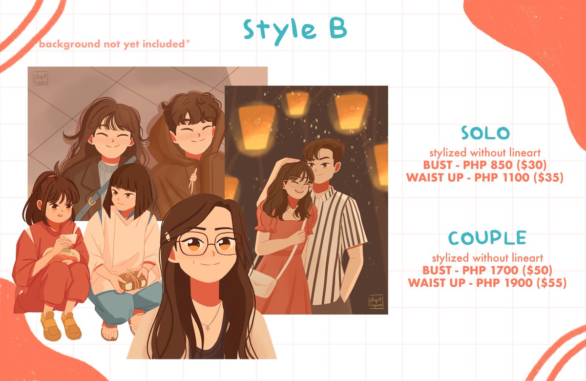 dapithaponn's tweet photo. commission are now open! ⸜(｡˃ ᵕ ˂ )⸝♡

hello i’m now accepting commissions for the month of june! i can do personal icons and couple illustrations 💌

please send a dm for slot reservation/inquiries! 💫

rts are very much appreciated ♡ https://t.co/vnUCtab79q