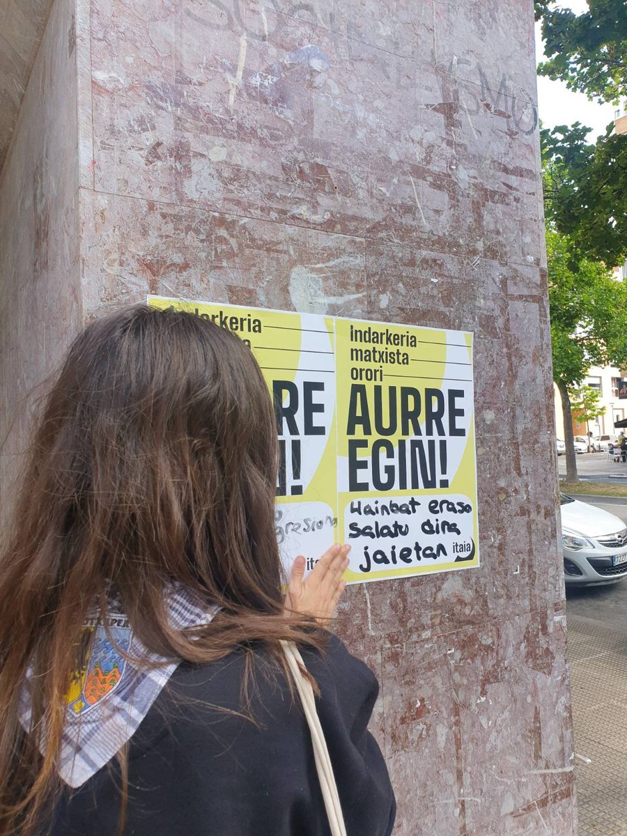 Itaia_Irunerria's tweet photo. 🔴ADI!!

Hainbat eraso matxista salatu ziren atzo Errotxapeako jaietan.

Emakume langileon aurkako eraso guztien aurrean, ezinbestekoa da erantzun eraginkorrak garatzea.  

INDARKERIA MATXISTARI AURRE EGITEKO ANTOLATU GAITEZEN! https://t.co/5OJlPJxZGv