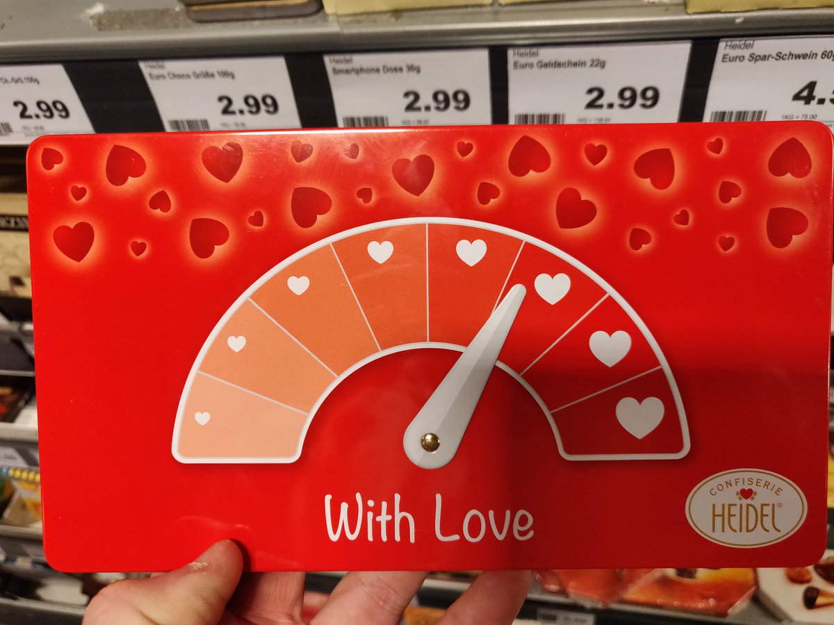 MaguetPascal's tweet image. Some incredible finds in the German supermarket:
1) Bussy Ice Pops
2) a box of chocolates where you can use the handy sliding scale to designate how much love they're being given with