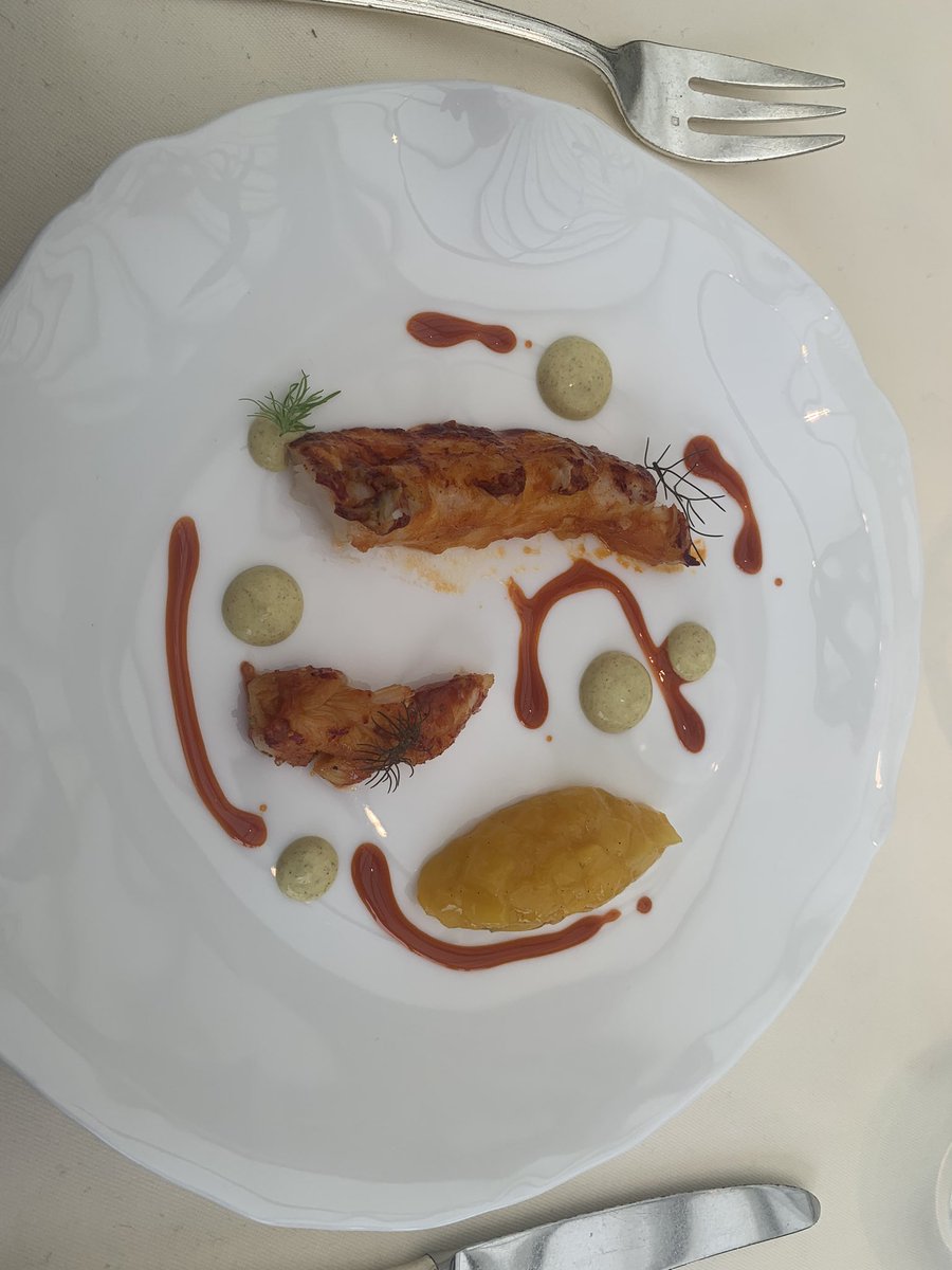 The fish courses <a href="/lemanoir/">Le Manoir aux Quat'Saisons, A Belmond Hotel</a> taste as good as they look. #foodies #michelin #sundaylunch