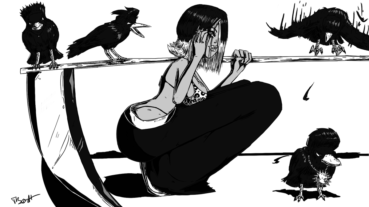 Caaw Caaawww #digitalart #crows #ocart