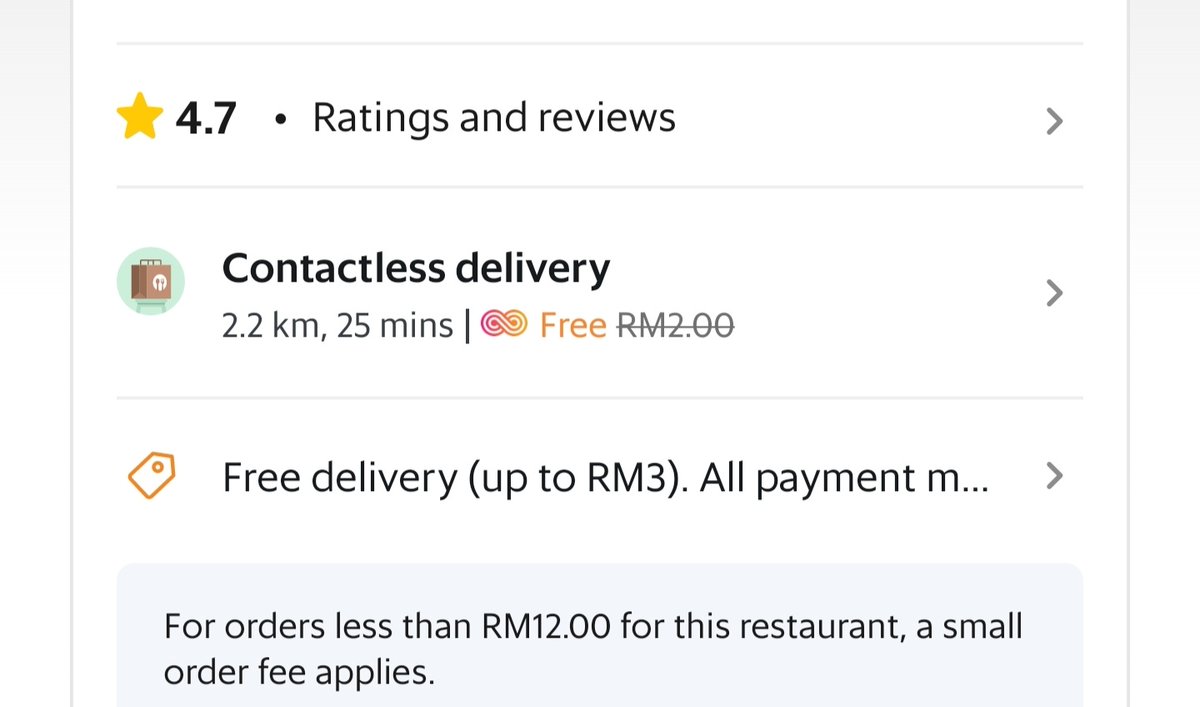 philippecr's tweet photo. This is the kind of crap we live in, where "FREE" doesn't mean anything... Unsubscribing #grabunlimited. #grabfood  @GrabMY https://t.co/dsQSXPbAYi