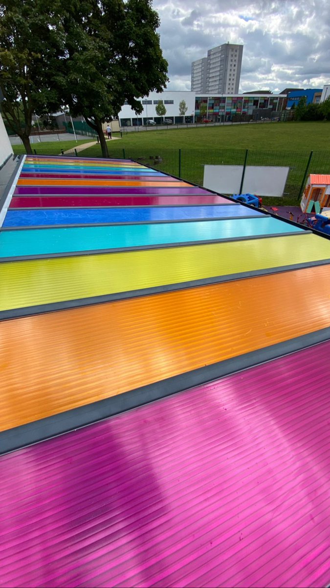 InstallPegasus's tweet photo. Colourful canopy install. https://t.co/P86G07PlBQ