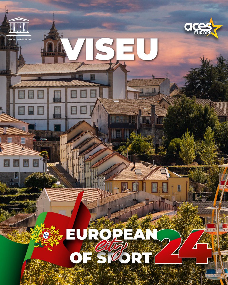 Viseu officially declared European City of sport 2024. 
Congratulations!!!
#aceseurope #acesportugal #viseu