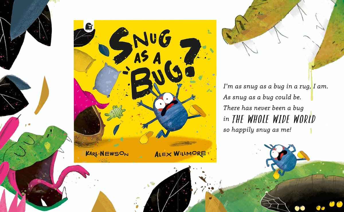 Karlwheel's tweet photo. To celebrate the release of 'Snug as a Bug?' I'm giving away a signed copy of the book! RT and tag a friend for your chance to #win.

'A hilarious picture book romp!'
Illustrated by #AlexWillmore.

#Giveaway closes 14 June https://t.co/L0m2FKwwPU