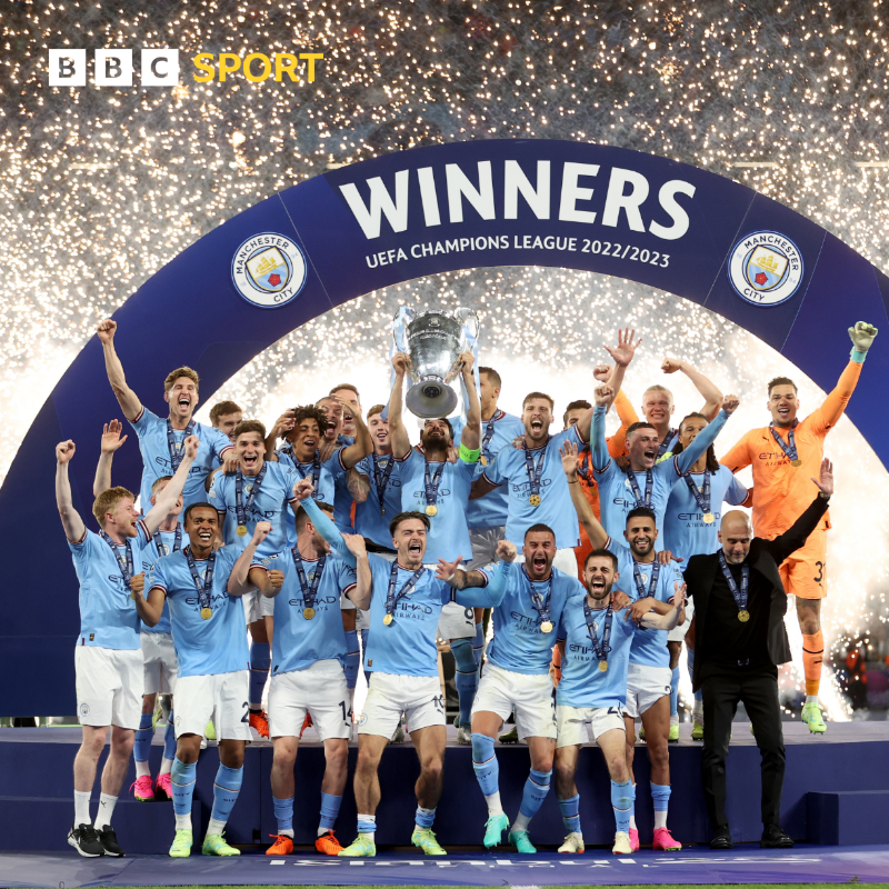 Manchester City: The big numbers behind the Treble - BBC Sport